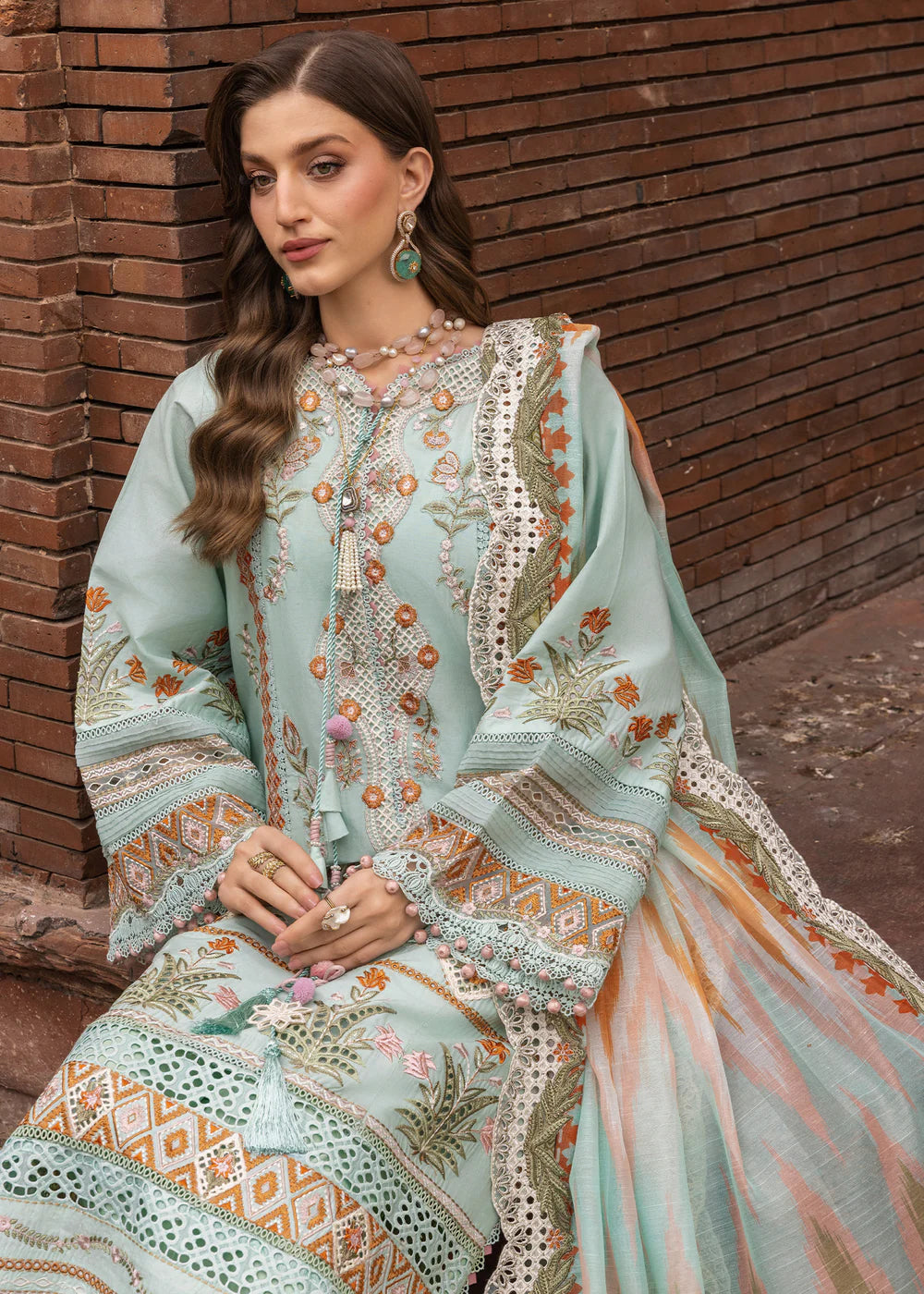 RUNA-8-A | Breeze Unstitched Lawn'26 | Saira Shakira