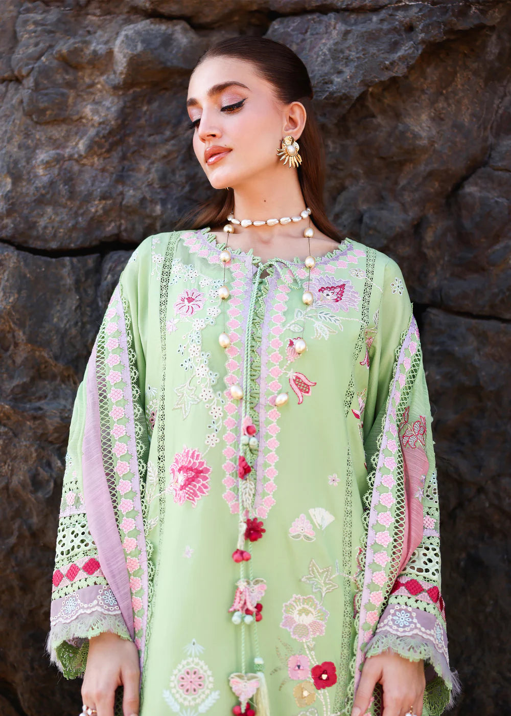 NOOR-2-B | Breeze Unstitched Lawn'26 | Saira Shakira