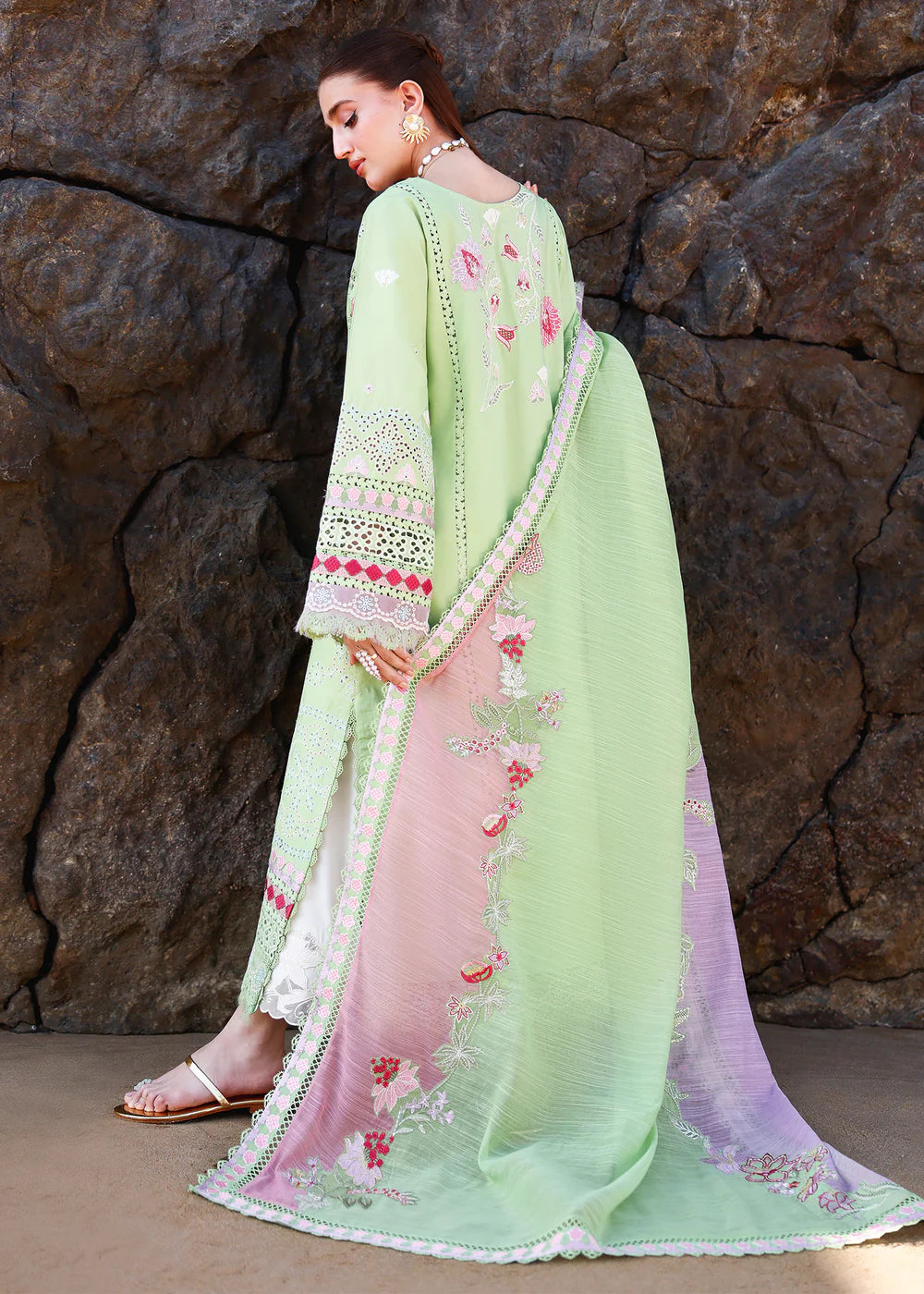 NOOR-2-B | Breeze Unstitched Lawn'26 | Saira Shakira