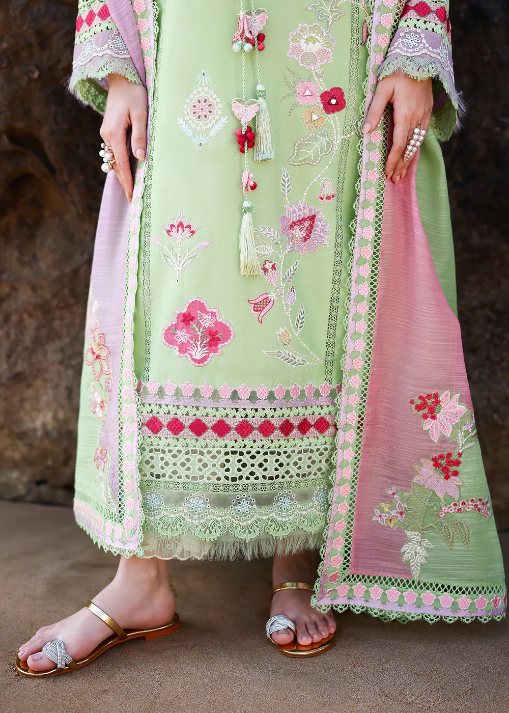 NOOR-2-B | Breeze Unstitched Lawn'26 | Saira Shakira