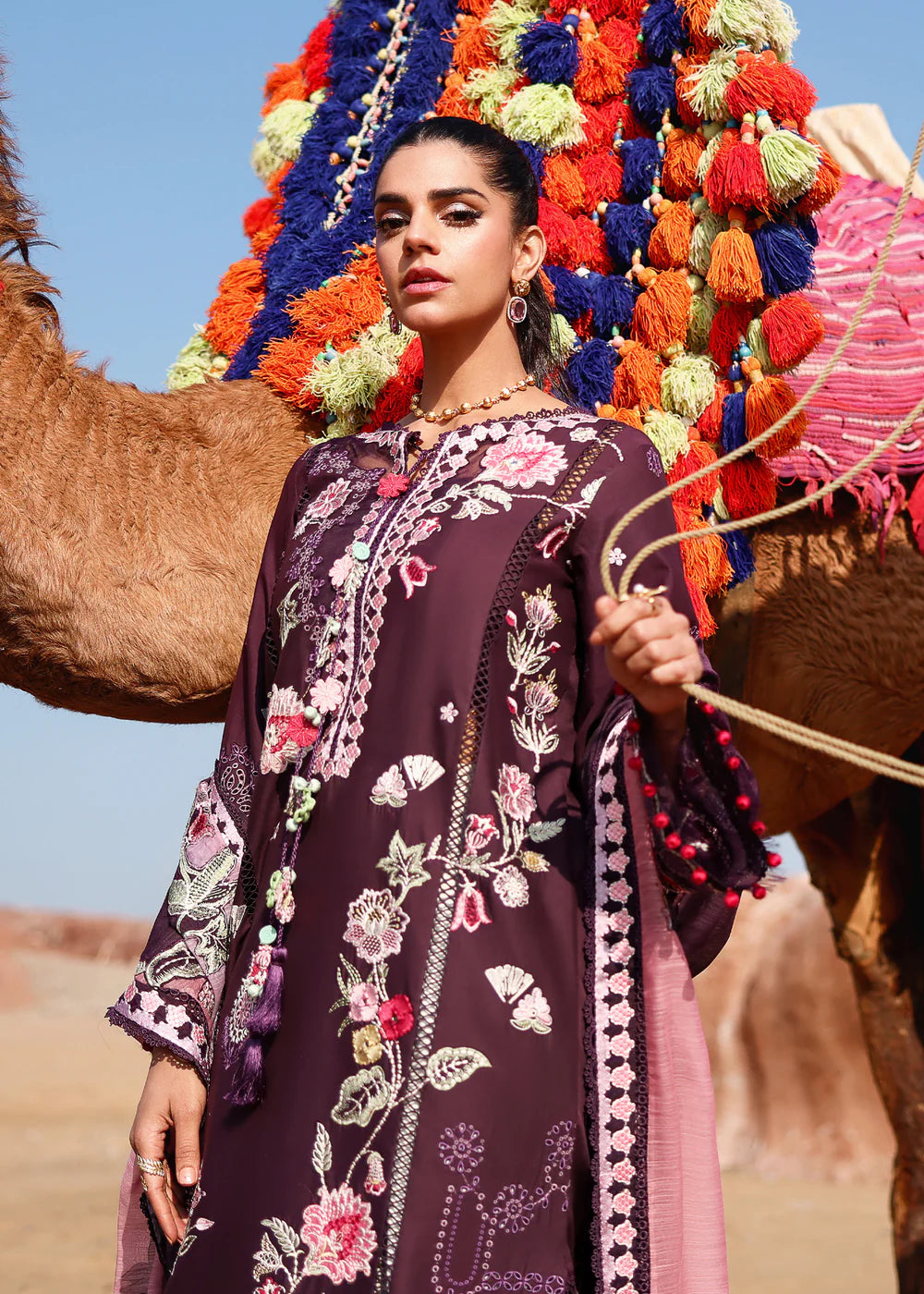NOOR-2-A | Breeze Unstitched Lawn'26 | Saira Shakira