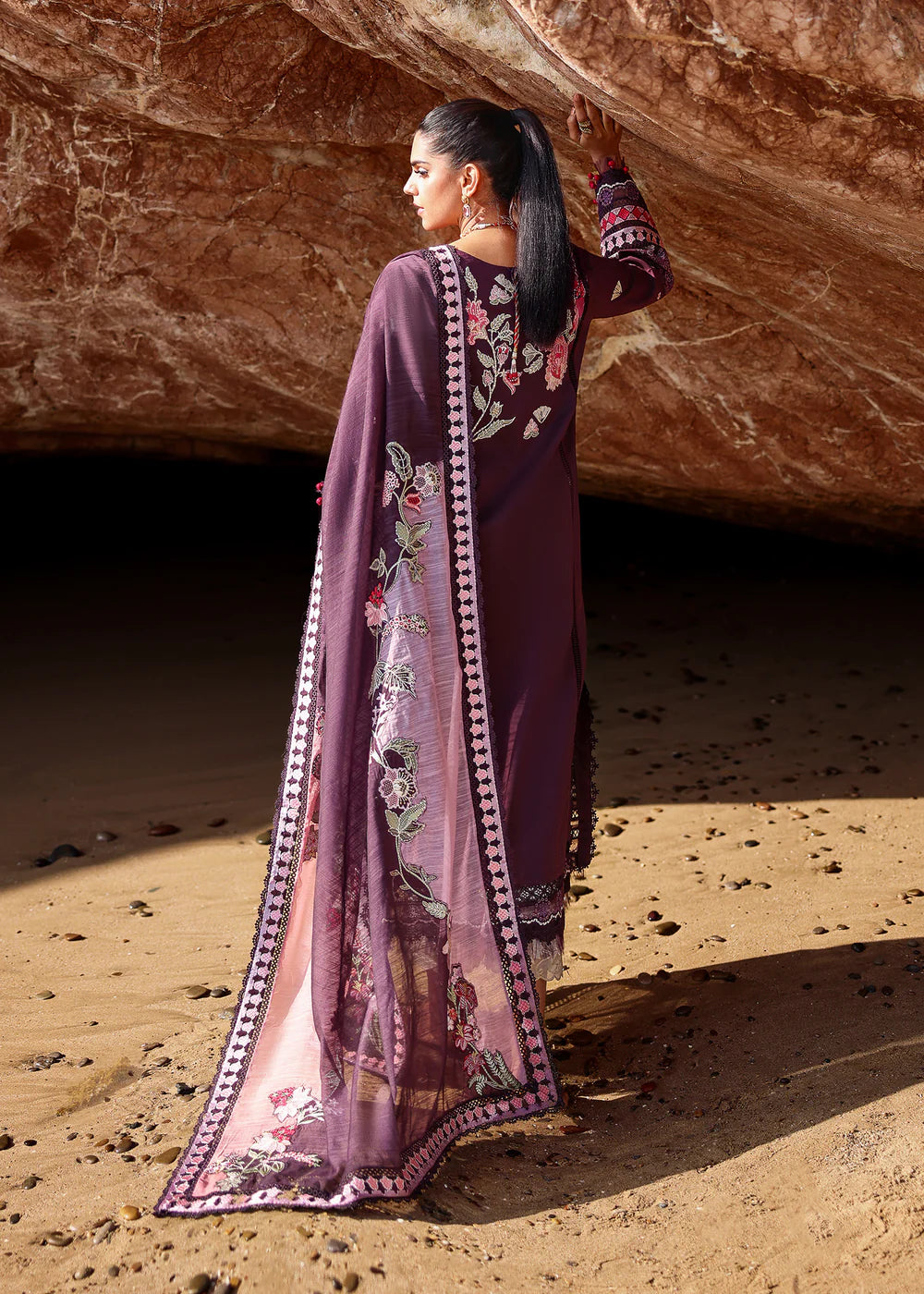 NOOR-2-A | Breeze Unstitched Lawn'26 | Saira Shakira