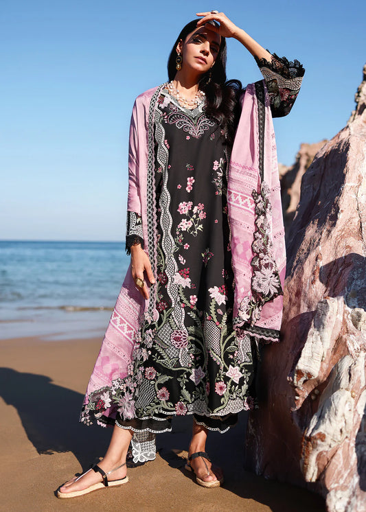 IVY-1-B | Breeze Unstitched Lawn'26 | Saira Shakira