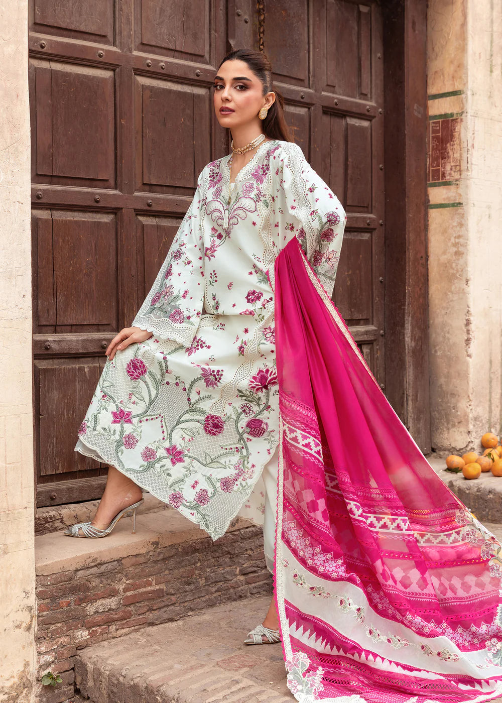 IVY-1-A | Breeze Unstitched Lawn'26 | Saira Shakira