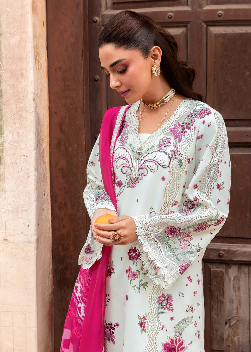 IVY-1-A | Breeze Unstitched Lawn'26 | Saira Shakira