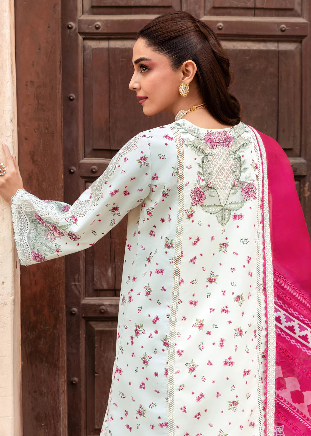 IVY-1-A | Breeze Unstitched Lawn'26 | Saira Shakira