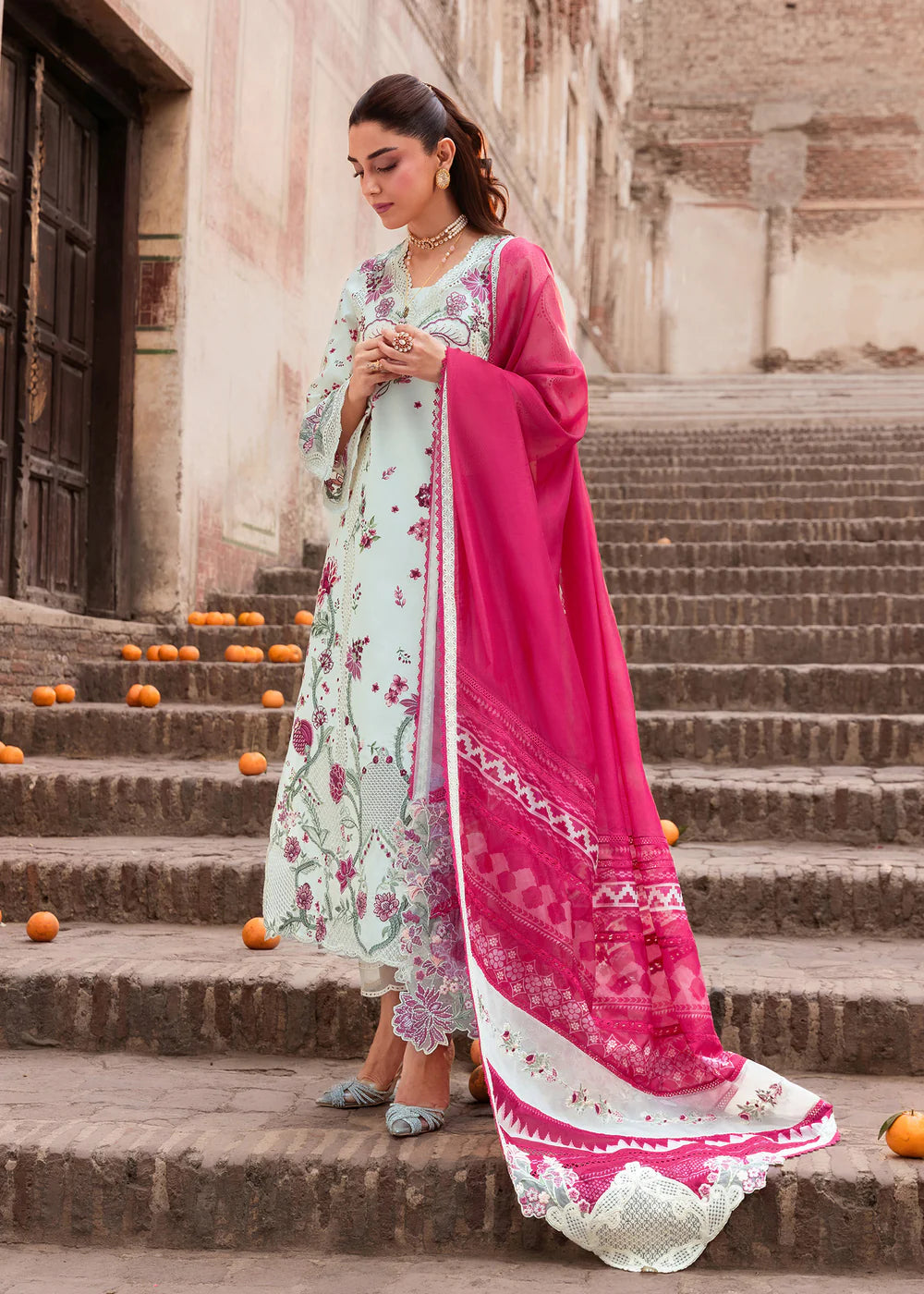 IVY-1-A | Breeze Unstitched Lawn'26 | Saira Shakira