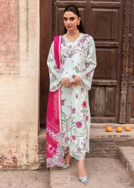 IVY-1-A | Breeze Unstitched Lawn'26 | Saira Shakira