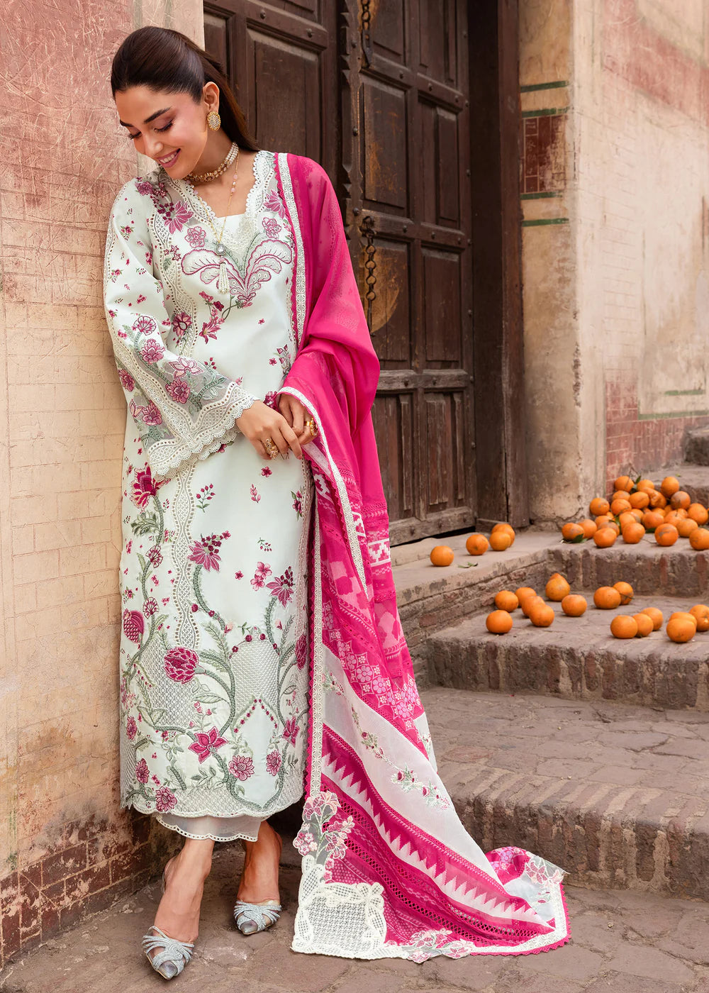 IVY-1-A | Breeze Unstitched Lawn'26 | Saira Shakira