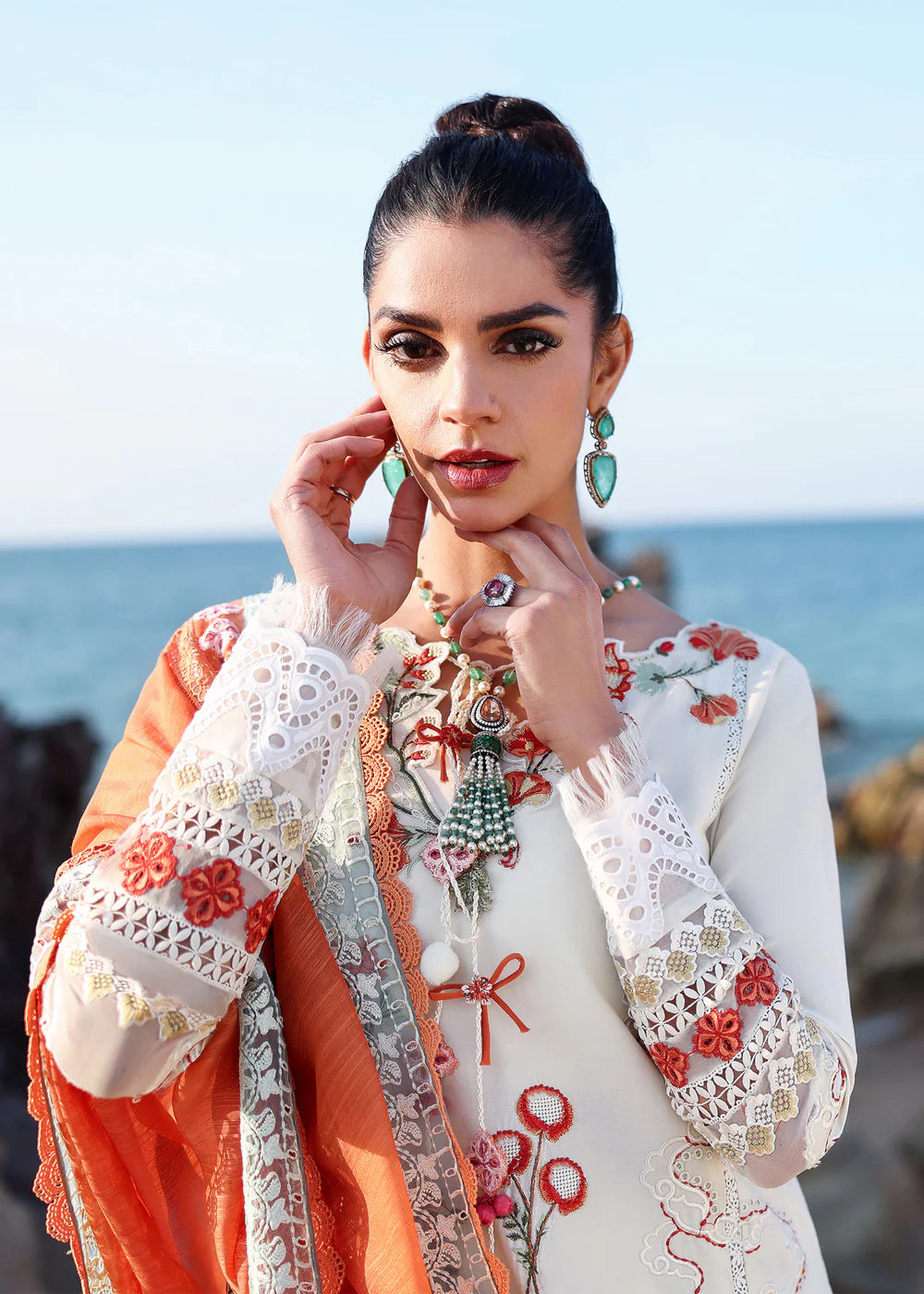 GIA-5-A | Breeze Unstitched Lawn'26 | Saira Shakira