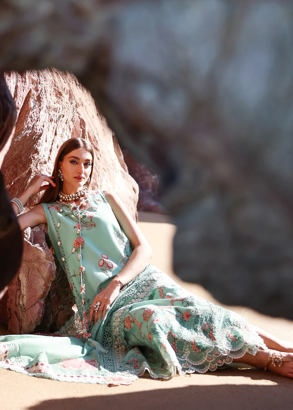 GIA-5-B | Breeze Unstitched Lawn'26 | Saira Shakira