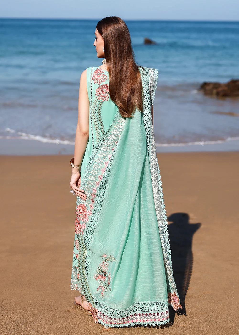 GIA-5-B | Breeze Unstitched Lawn'26 | Saira Shakira