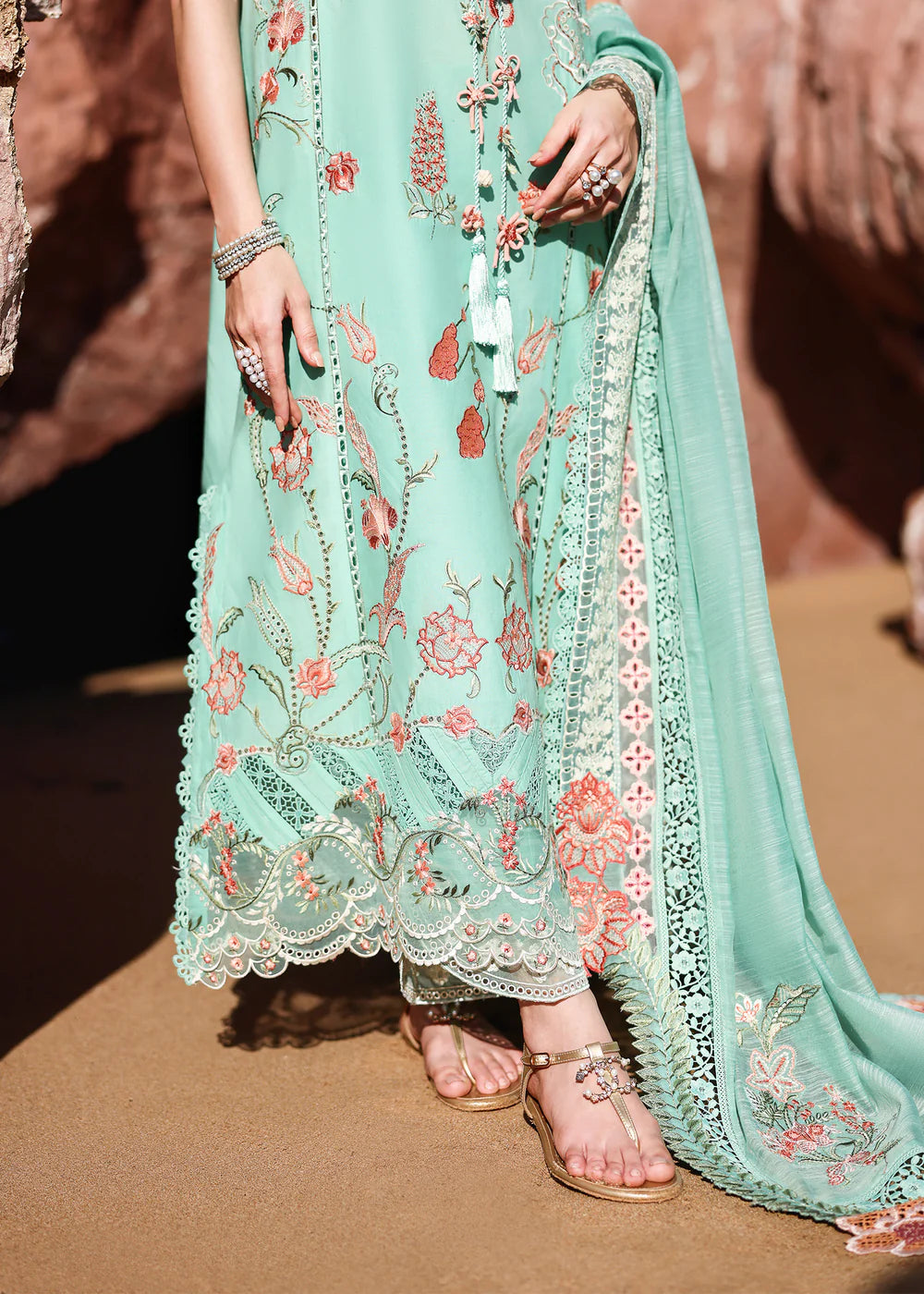 GIA-5-B | Breeze Unstitched Lawn'26 | Saira Shakira