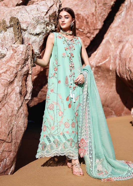 GIA-5-B | Breeze Unstitched Lawn'26 | Saira Shakira