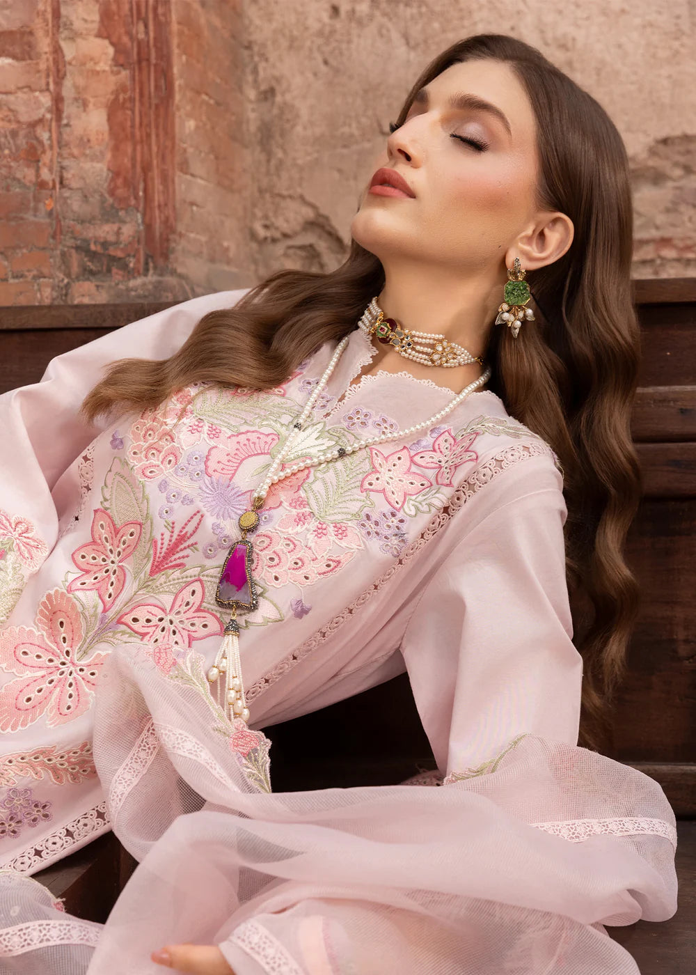 VERA-9-B | Breeze Unstitched Lawn'26 | Saira Shakira (RTS)