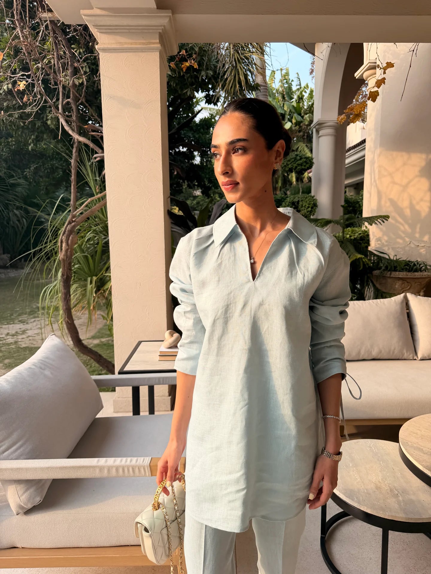 Blue Bow Set | Sak Atelier