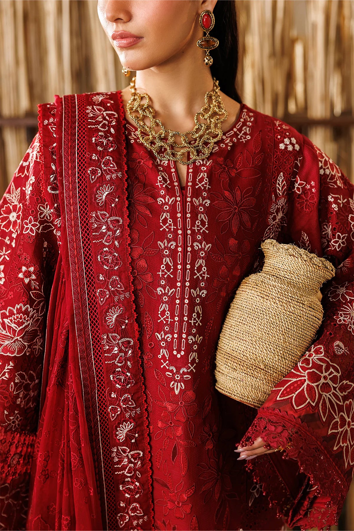 ELU26D05 | UNSTITCHED EID LAWN | Baroque