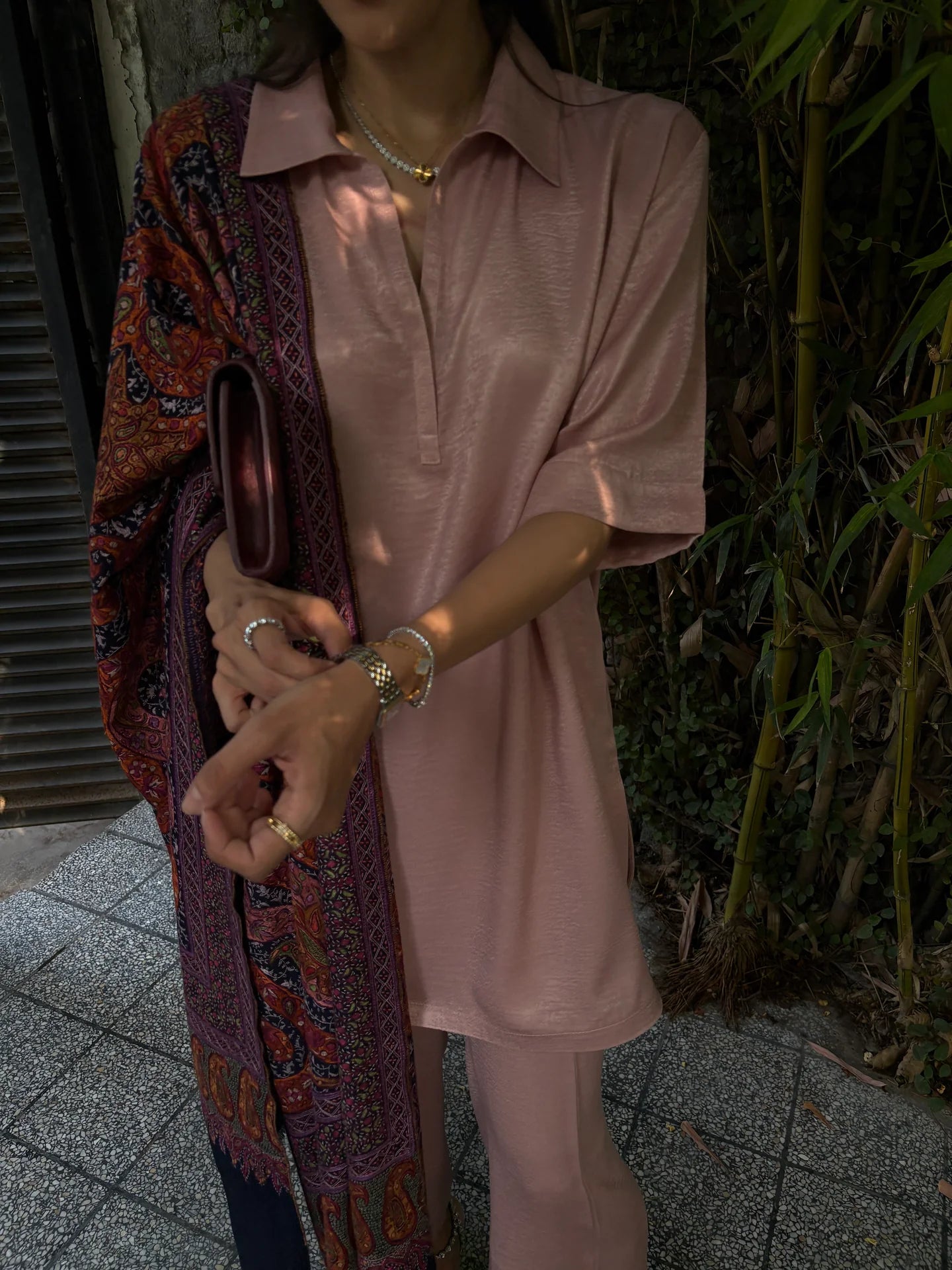 MUTED ROSEWOOD COCO SET | SAK ATELIER