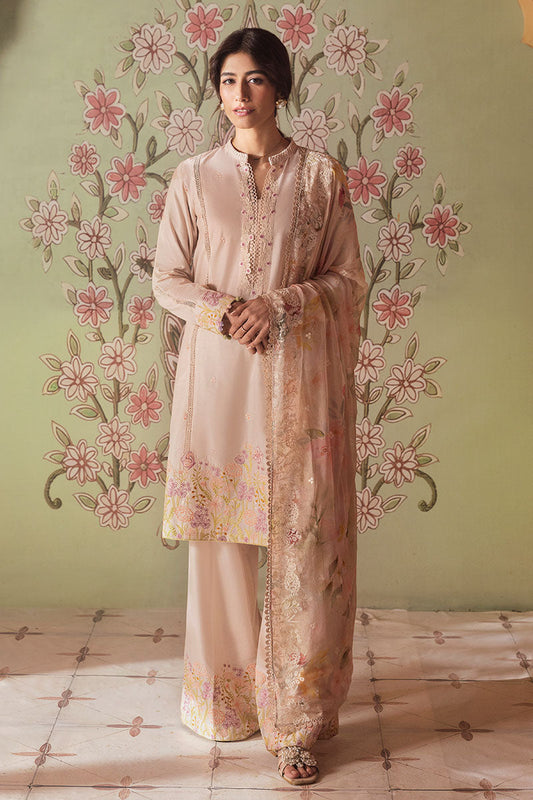 CORAL CARNATION-3PC PRINTED LAWN SUIT | Cross Stitch