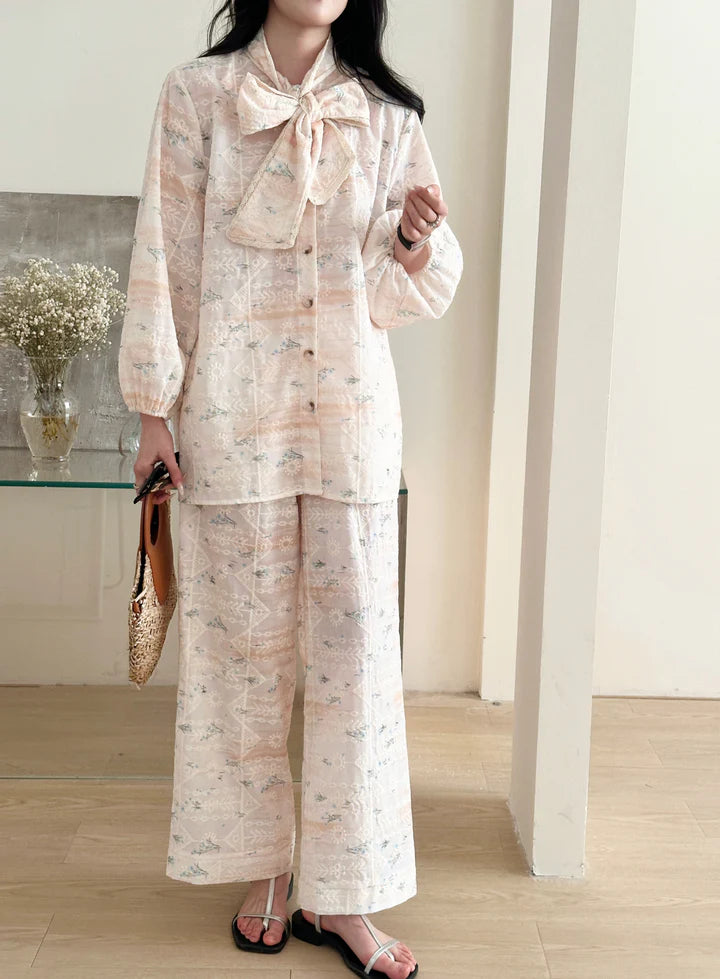 Seychelles Suit with Attached Scarf Detail | New Arrivals | Hassal