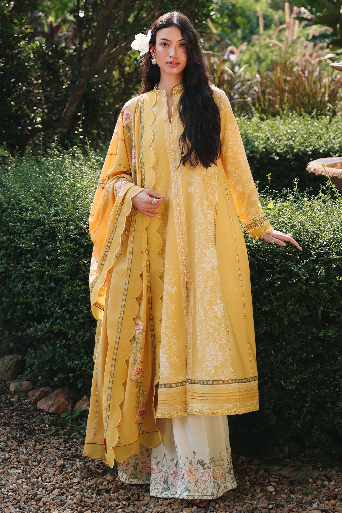 Petal Drapes| Eid Lawn Edit II '26 | Cross Stitch