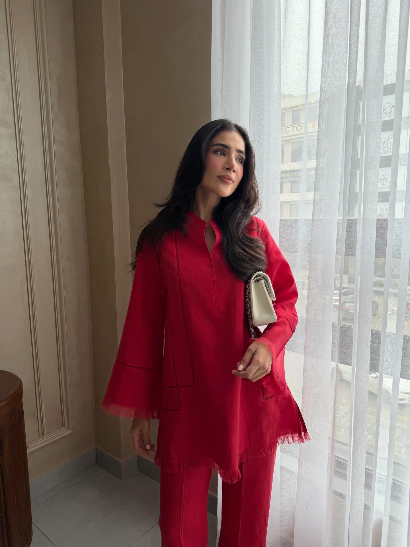 POPPY RED NEW CARLO | Sak Atelier