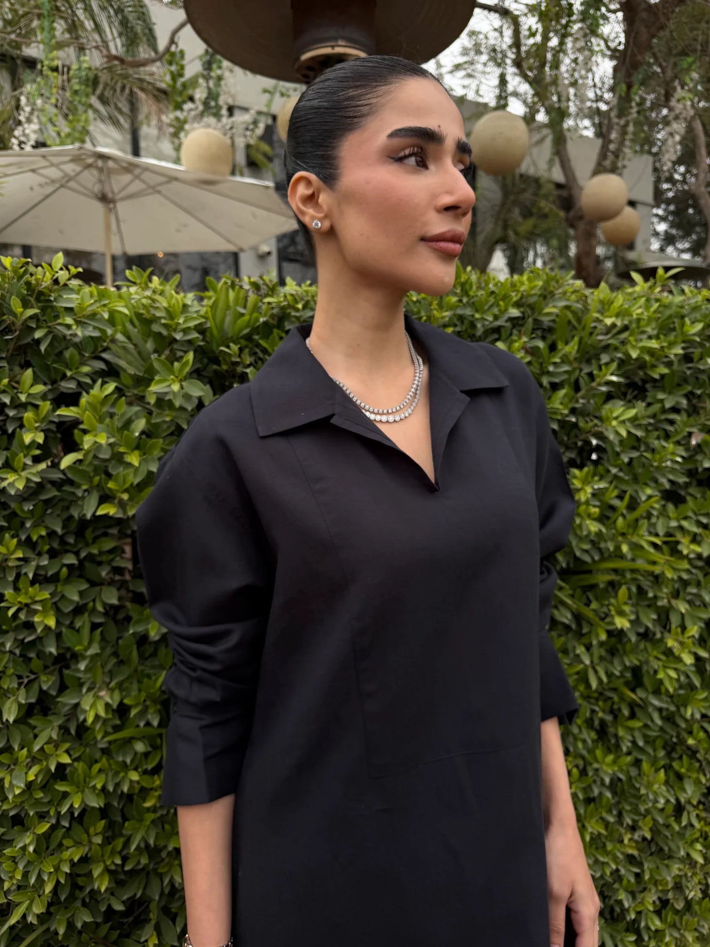 Charcoal Linen Willow Set | Sak Atelier