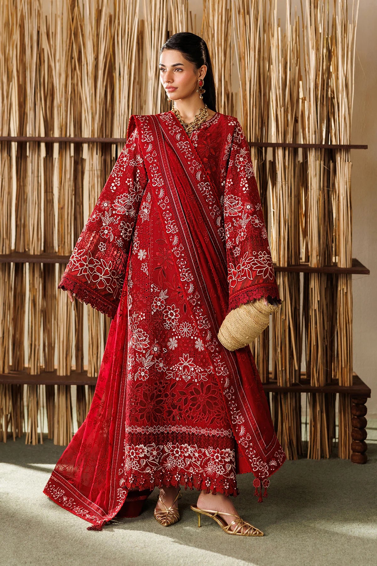 ELU26D05 | UNSTITCHED EID LAWN | Baroque