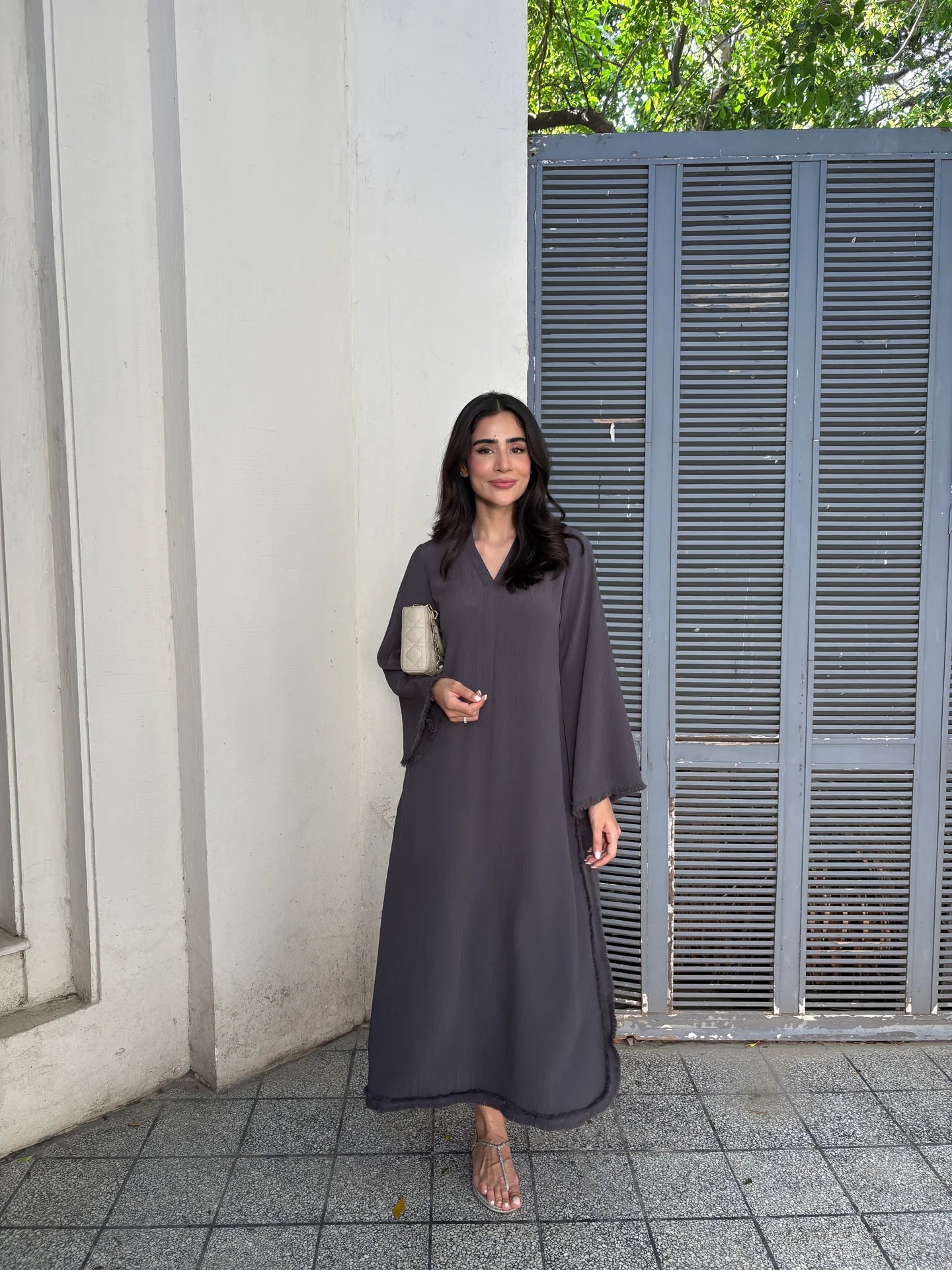 CHARCOAL DHAAGA SET | Sak Atelier