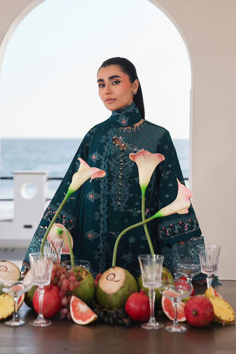 SA-04 ELIF | Qalamkar - Sahil Luxury Lawn’26