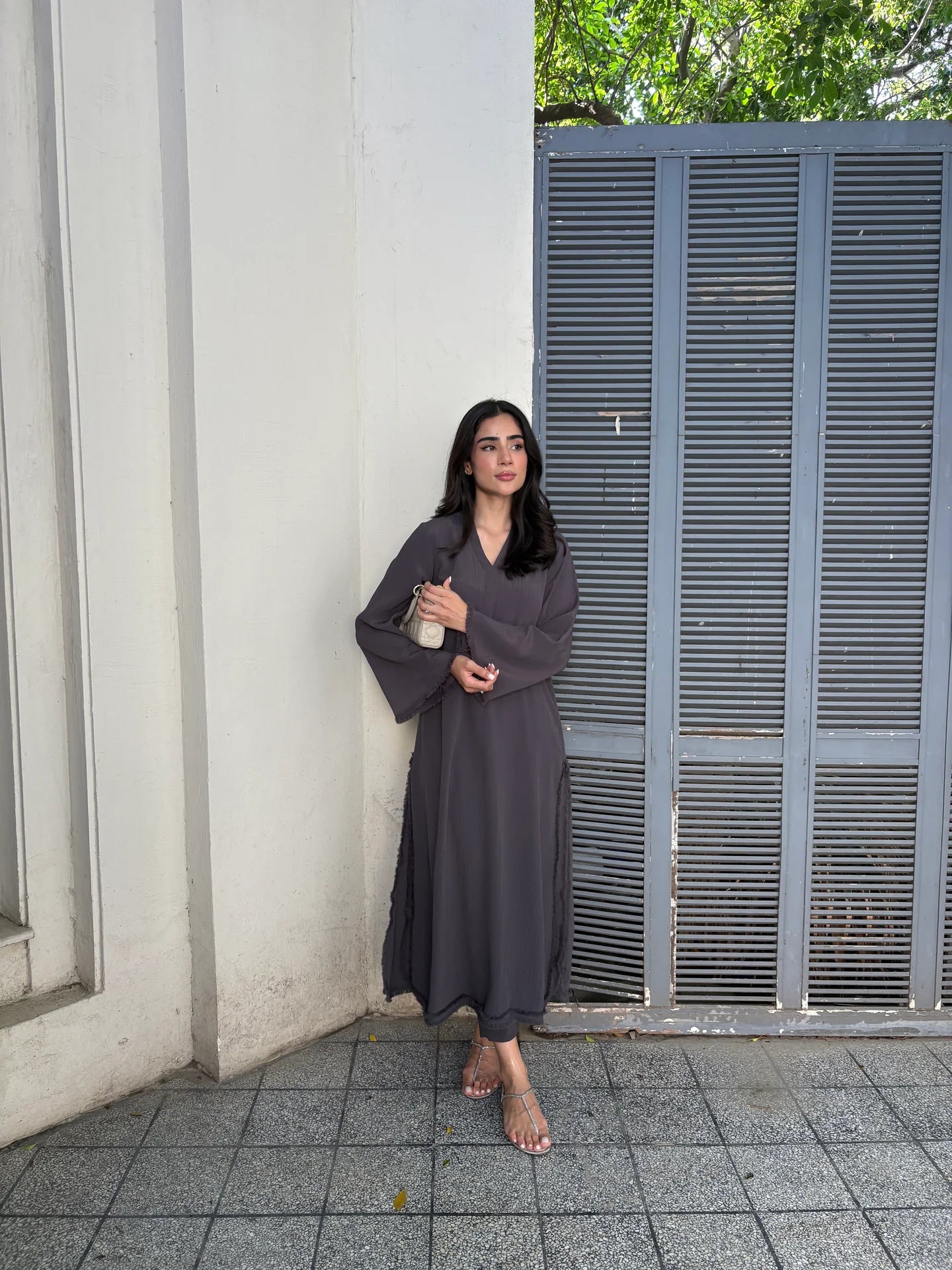 CHARCOAL DHAAGA SET | Sak Atelier