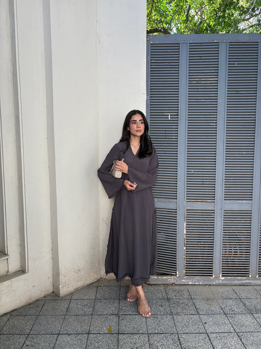 CHARCOAL DHAAGA SET | Sak Atelier
