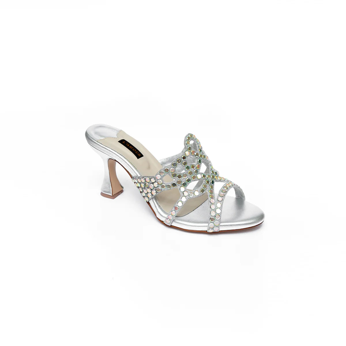 Valentina - Silver Heels | L'AMOUR | FOOTWEAR