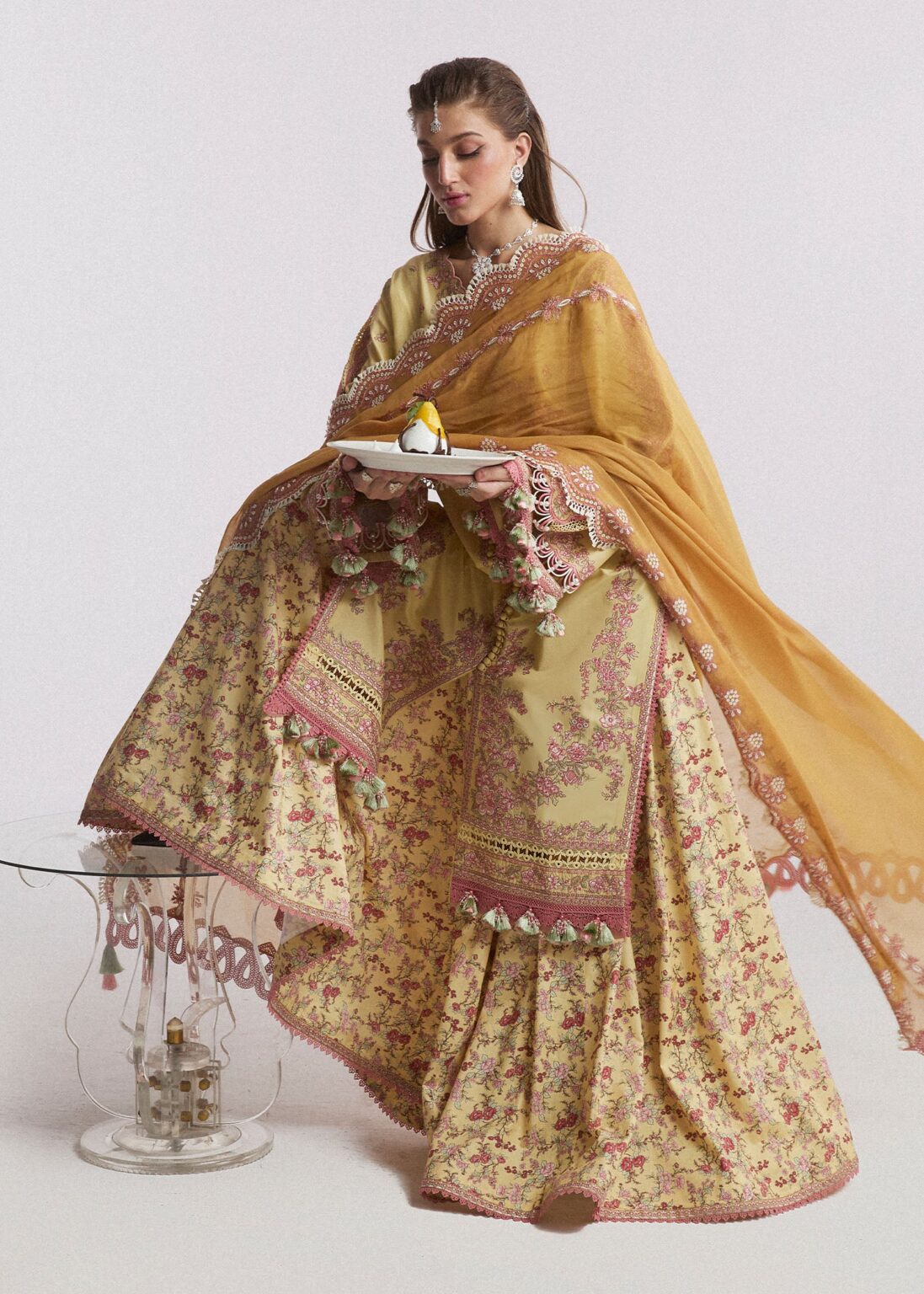 Limone | Hussain Rehar SS Lawn Eid Unstitched Collection’24