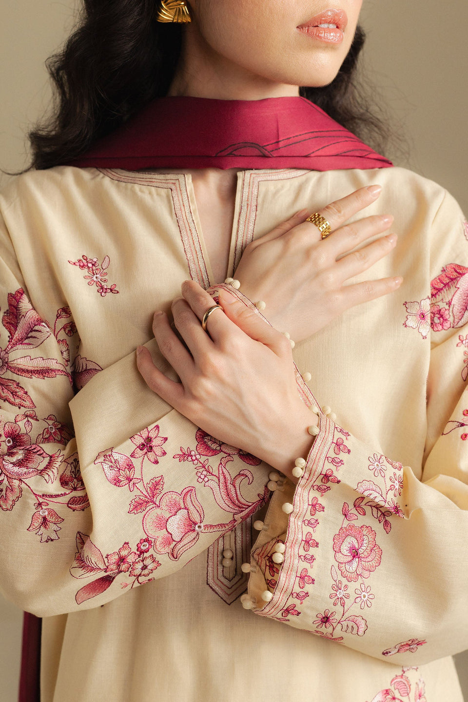 SNOWDROP-10A | Coco Winter Unstitched’25 | Zara Shahjahan