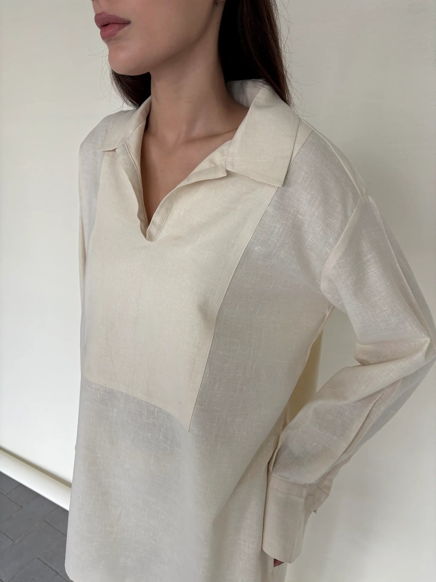 CREAM LINEN WILLOW SET | Sak Atelier