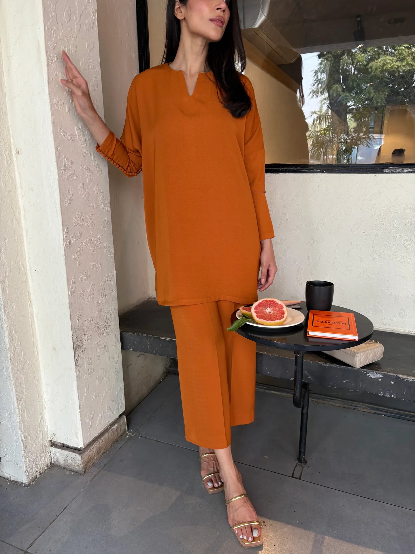 Burnt Orange Gabby Set | SAK ATELIER