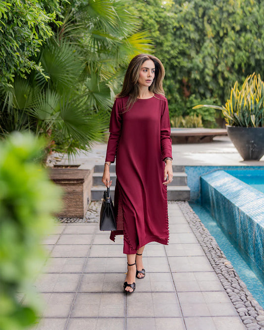 Burgundy Amaani Set | LIRA