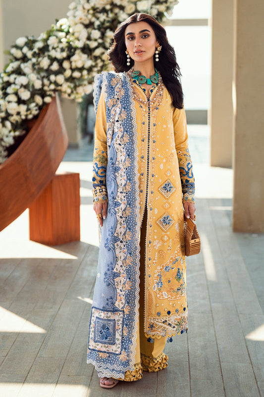 Natalie-FK-06| Qalamkar - Sahil Luxury Lawn’25