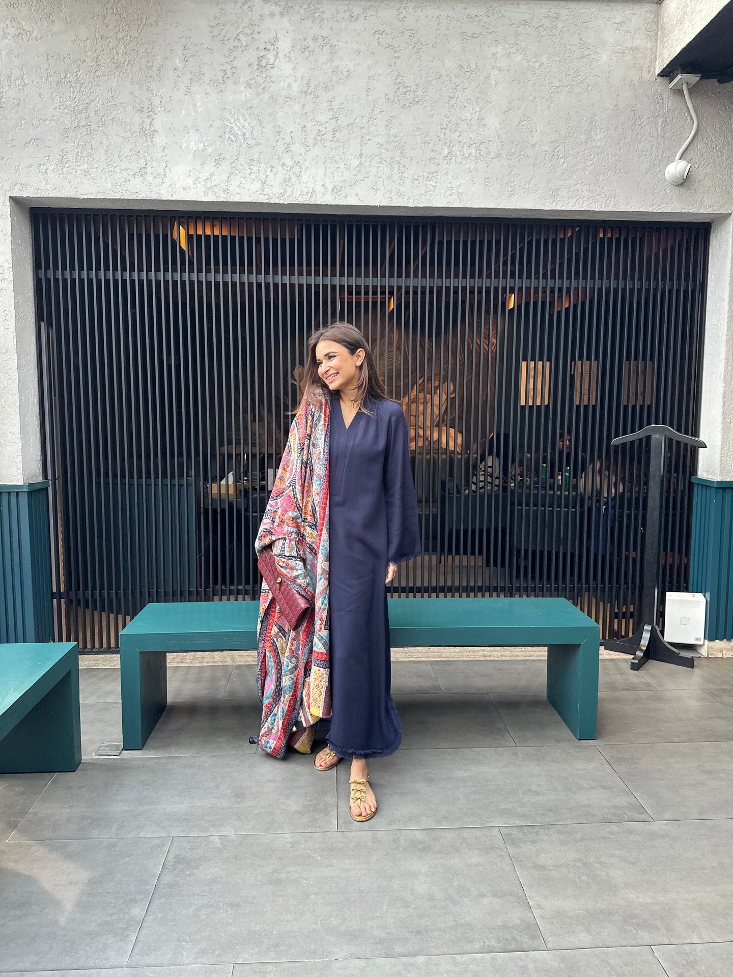 NAVY DHAAGA SET | Sak Atelier