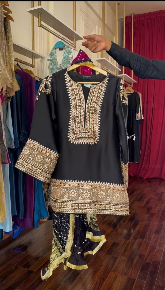 The Gotta Set- Black | Zainab Shamsi Studio
