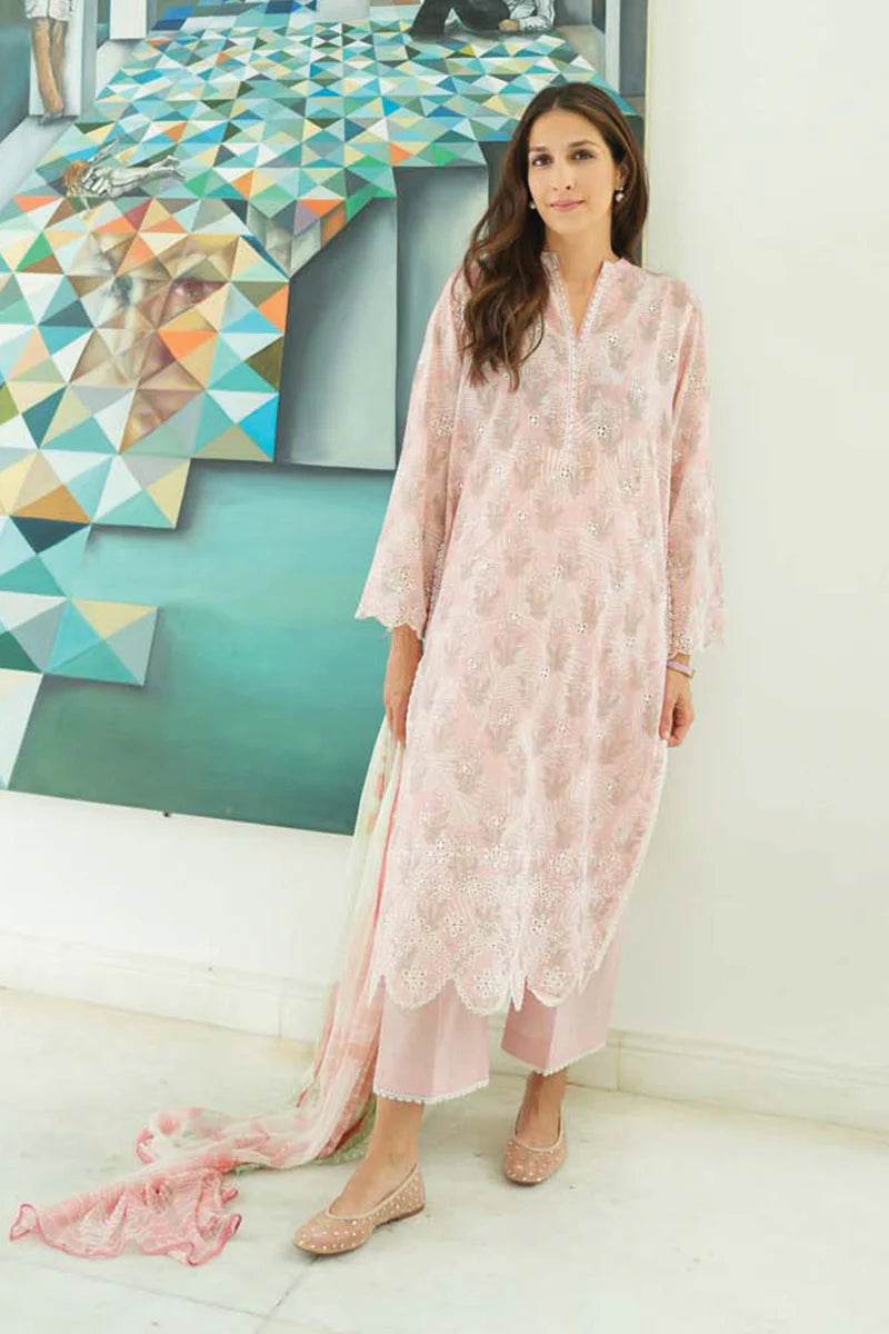 Sahar Unstitched Lawn | S24-EL-V2-06