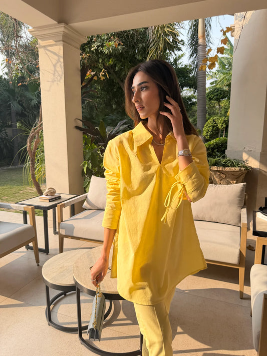 Yellow Bow Set | Sak Atelier