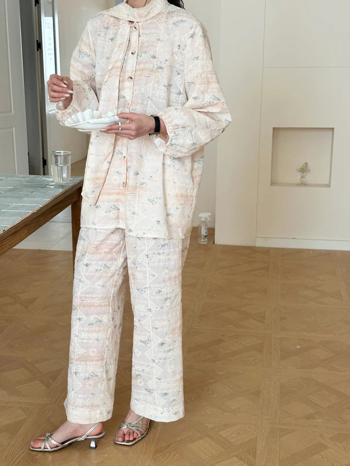 Seychelles Suit with Attached Scarf Detail | New Arrivals | Hassal