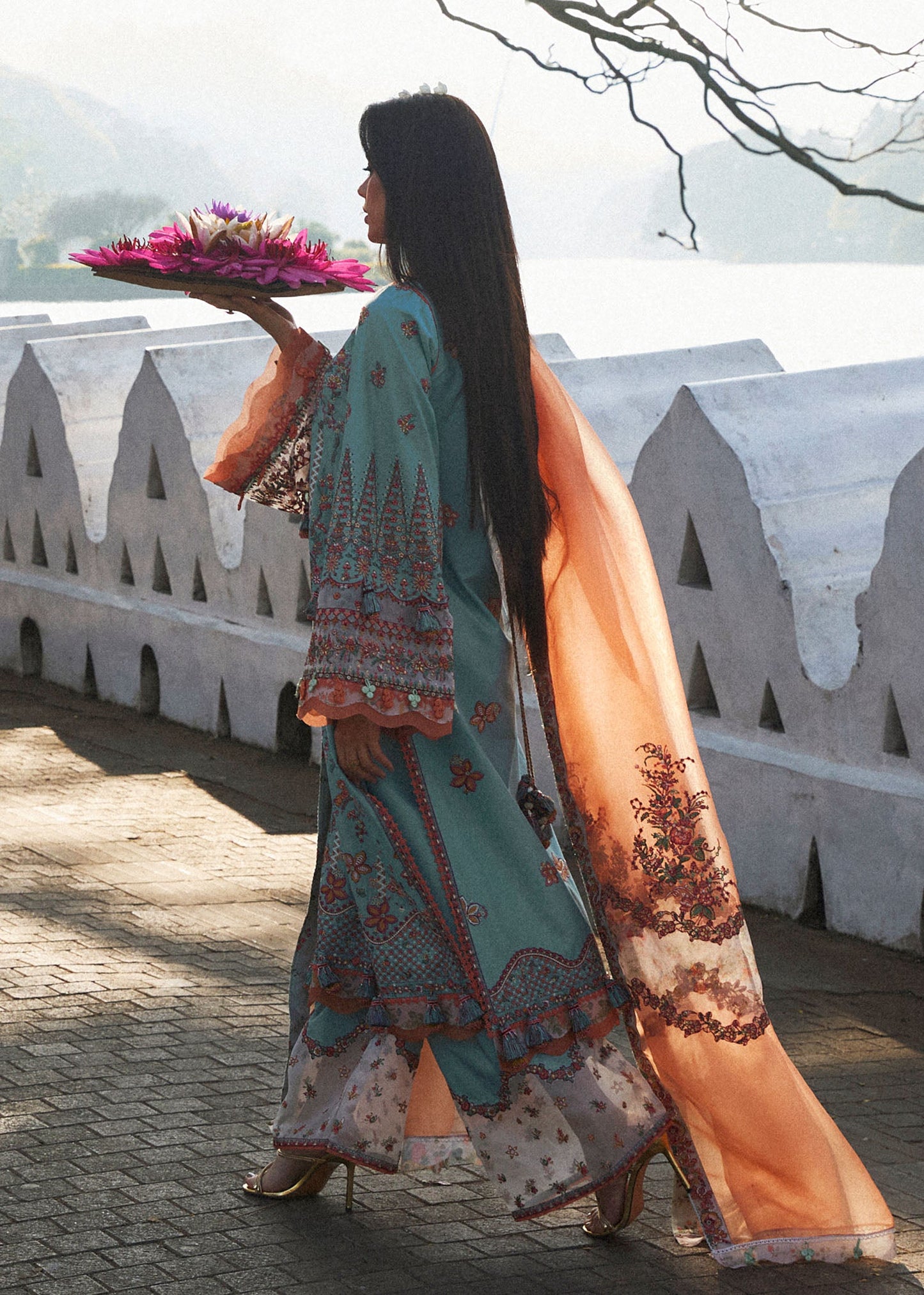 Malibu | Hussain Rehar Luxury Lawn’25