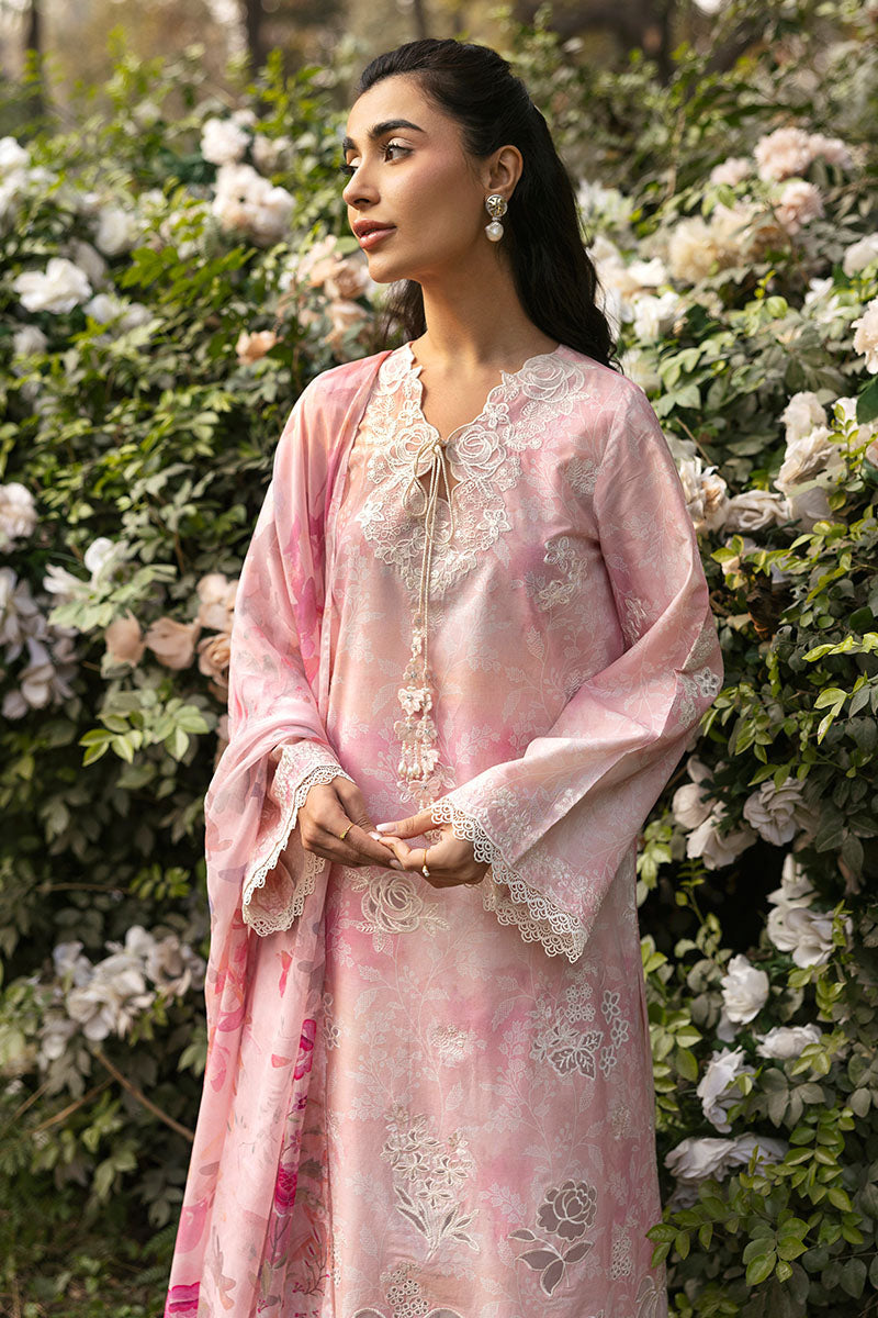 MEADOW MIST-3PC PRINTED LAWN SUIT | Cross Stitch