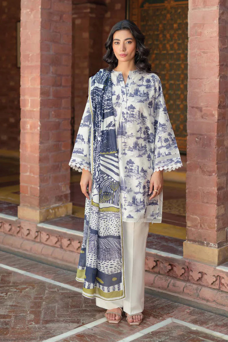 Sahar Unstitched Lawn | S24-PL-V2-06