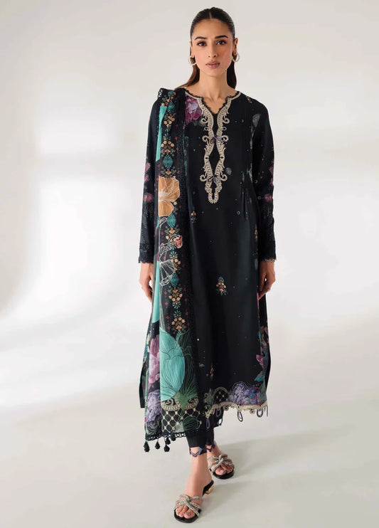 Aniqa | Qprints By Qalamkar Embroidered Lawn 2024