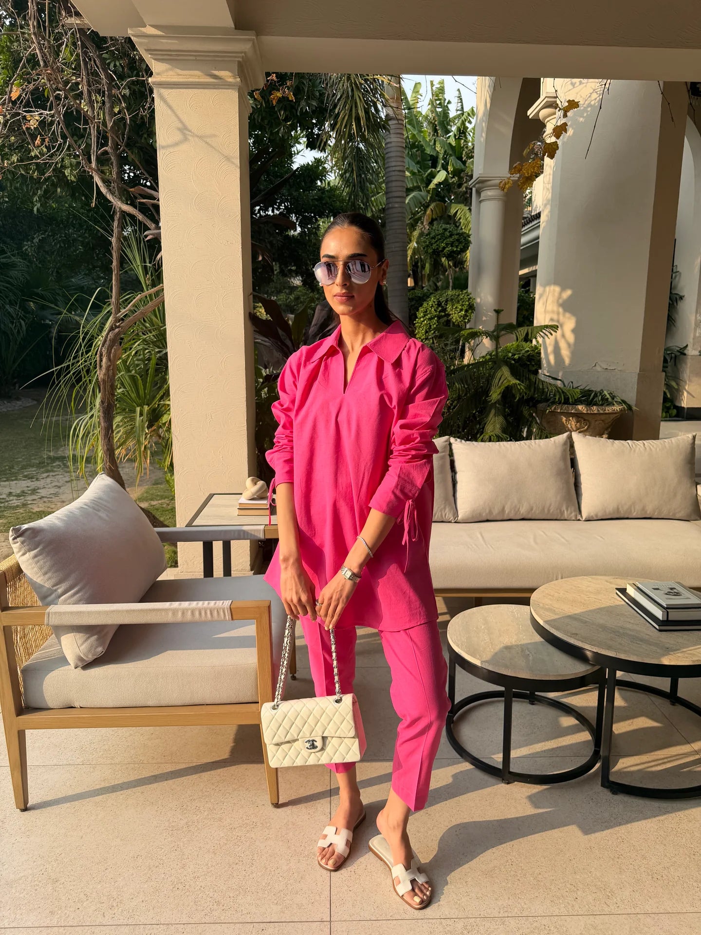 Hot Pink Bow Set | Sak Atelier