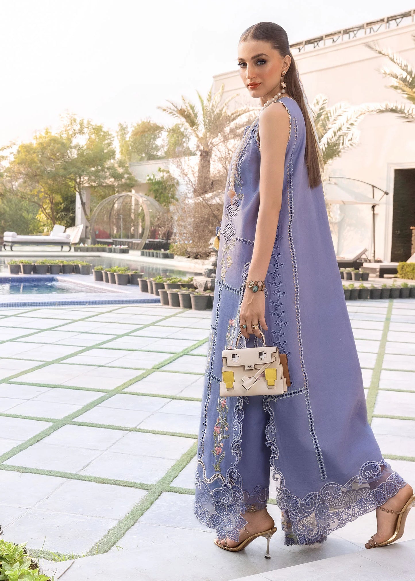 FLORAL SERENITY-D1B |  Flow By Crimson Lawn'26 | CRIMSON